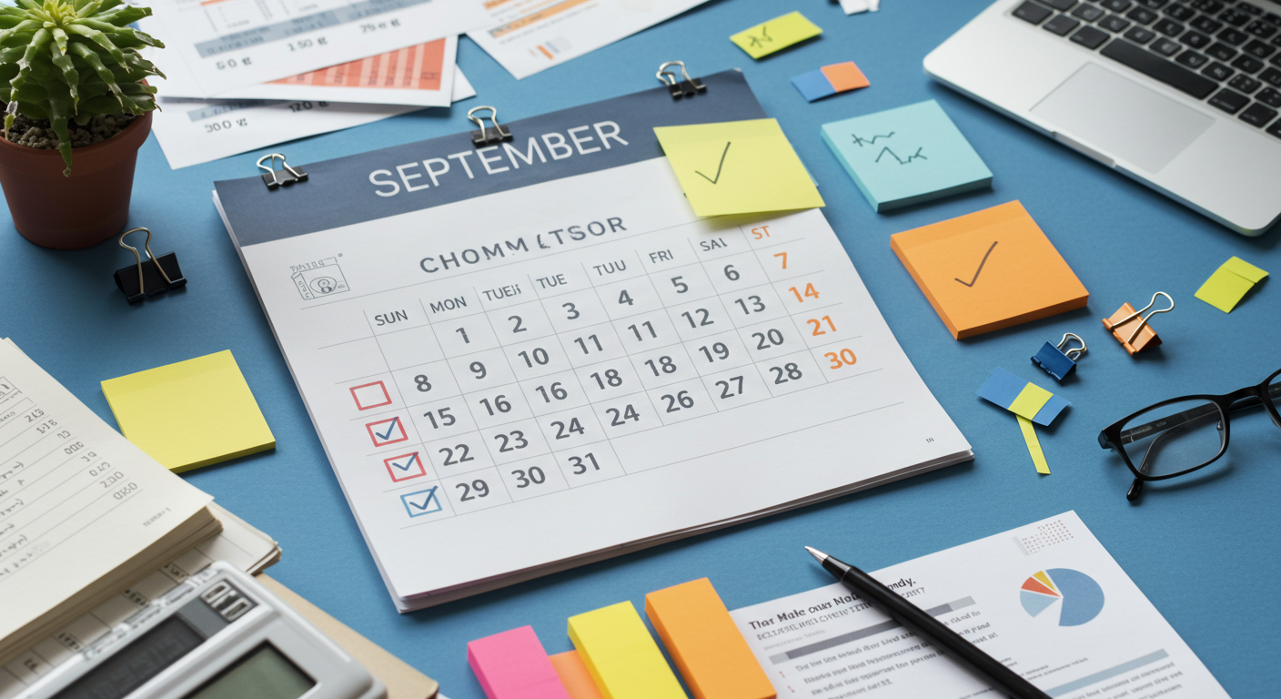 September Sales Tax Checklist